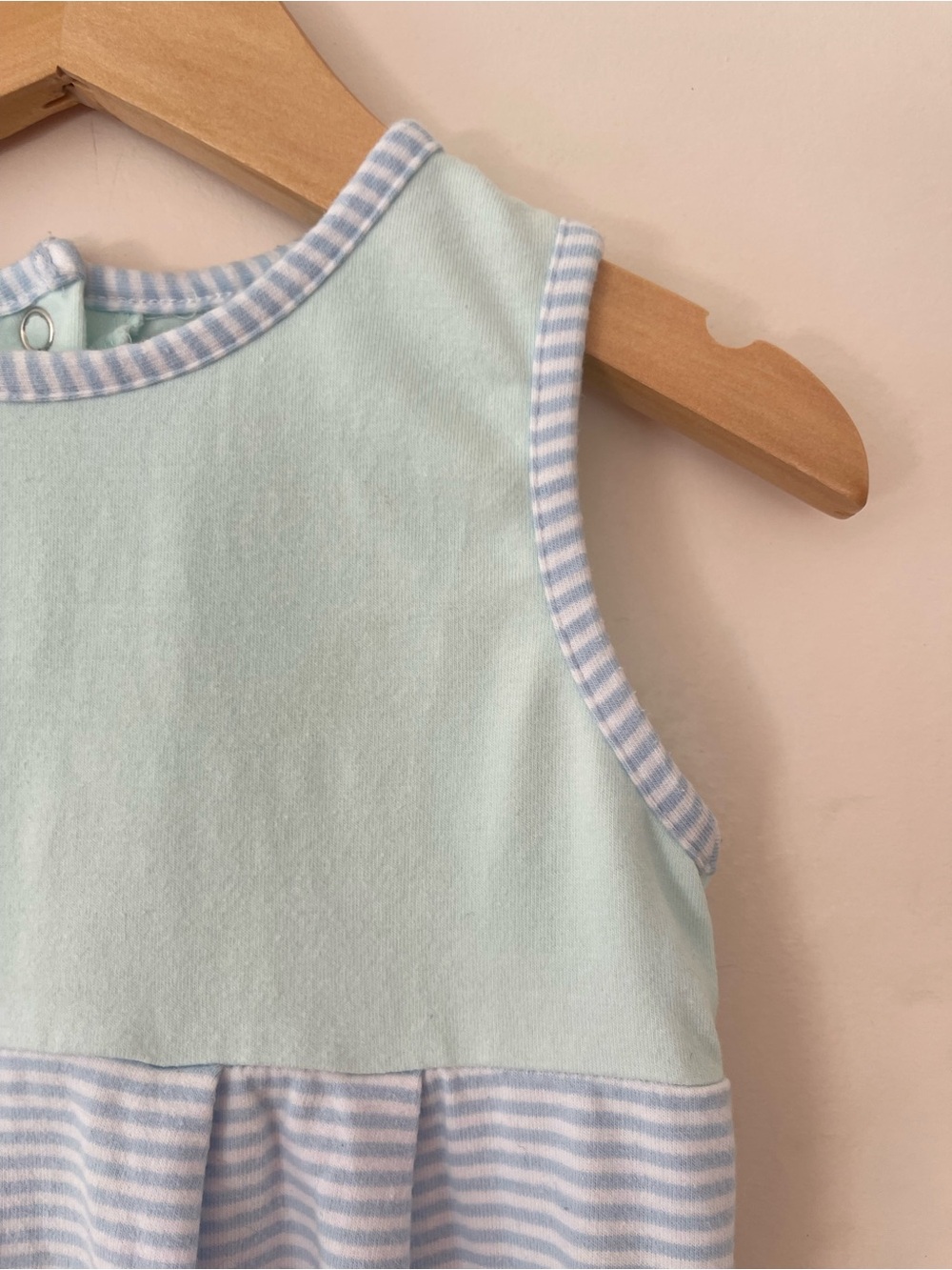 TROTTER ST KIDS EUC Boys Pastel Colorblock Summer Bubble Romper - Picture 3 of 4